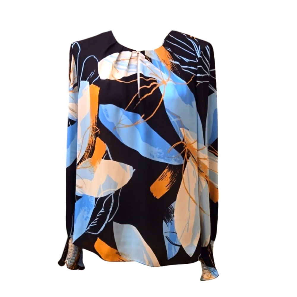 Worthington size L long sleeve blouse